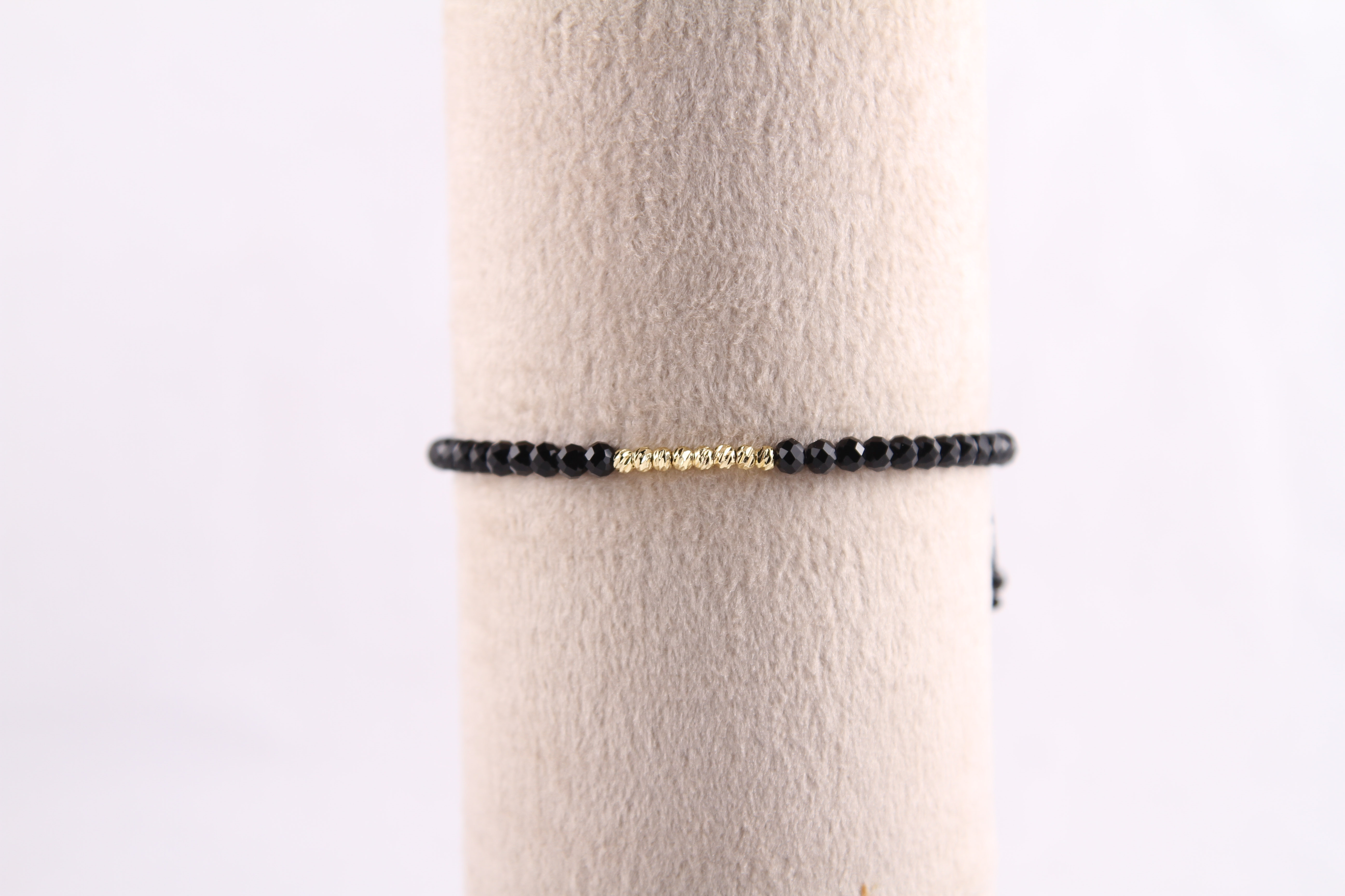 Bracelet perles rouge corail